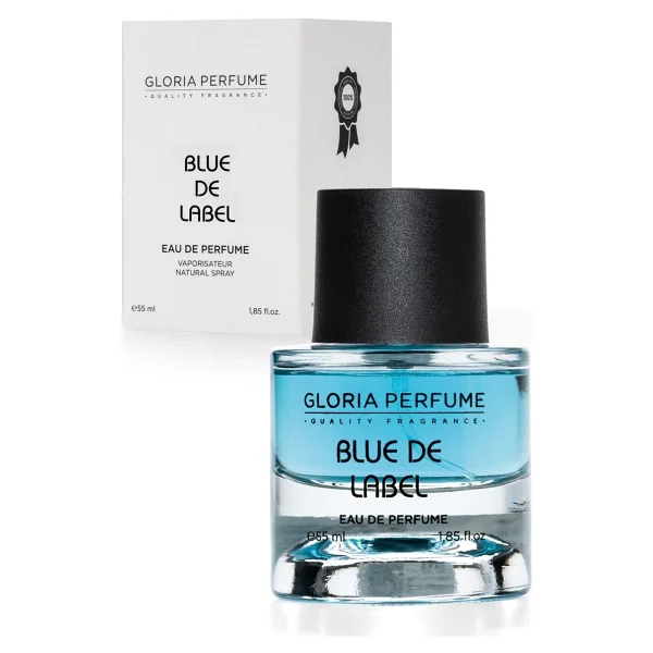 Gloria Perfume Blue De Label 55 ML EDP Erkek Parfüm - Görsel 4