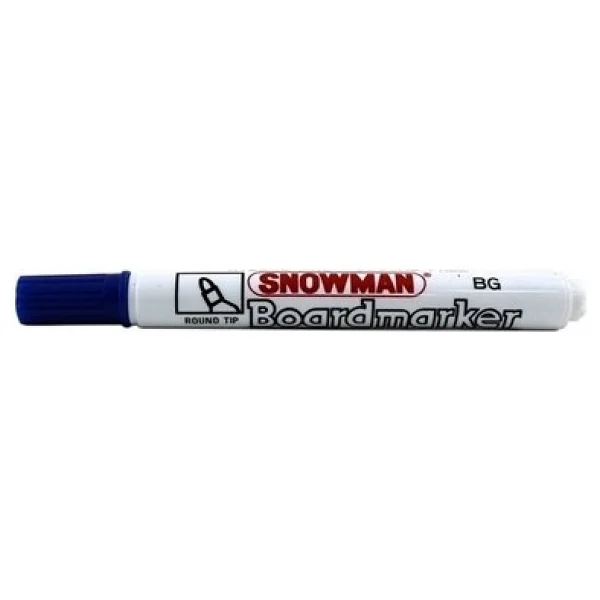 Snowman Bg-12 Yuvarlak Uç Tahta Kalemi Mavi 10'lu - Görsel 2