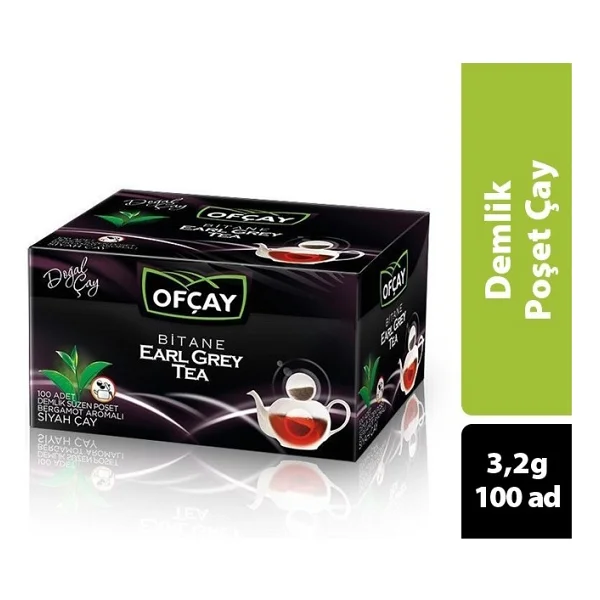 Ofçay Bitane Earl Grey Tea 3.2 gr 100'lü Demlik Poşet Çay - Görsel 2