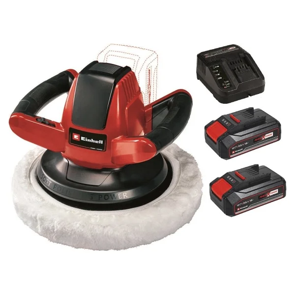 Einhell CE-CB 18/254 Li Çift Akülü 2.5 Ah Polisaj Makinesi - Görsel 6