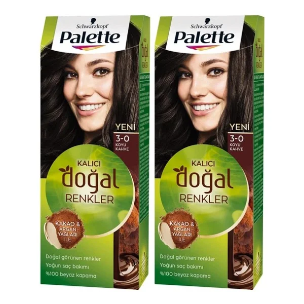 Palette Kalıcı Doğal Renkler 8.77 Tarçın Bakır 2 Adet Saç Boyası - Görsel 6