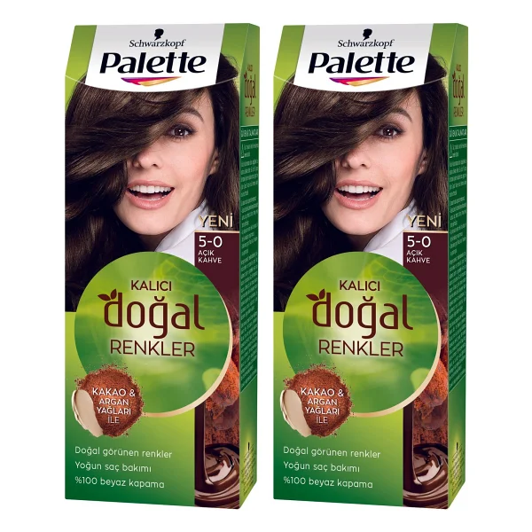 Palette Kalıcı Doğal Renkler 8.77 Tarçın Bakır 2 Adet Saç Boyası - Görsel 3
