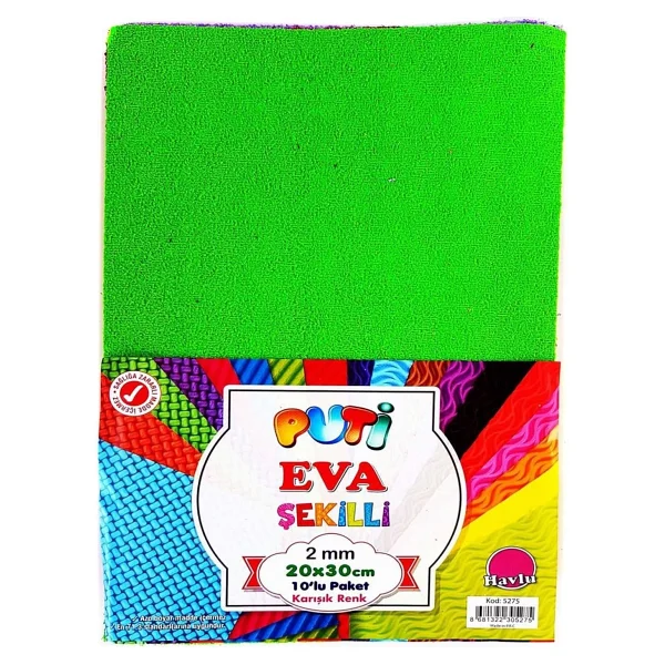 Puti A4 Havlu Eva 10Lu Karışık Renk - Görsel 2
