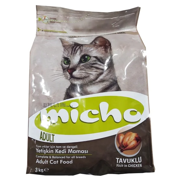 Micho Tavuklu 3 kg Yetişkin Kedi Maması - Görsel 5