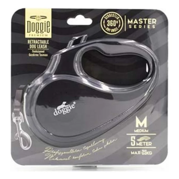 Doggie Soft Seri M 25 kg 5 m Otomatik Kırmızı Köpek Tasması - Görsel 4