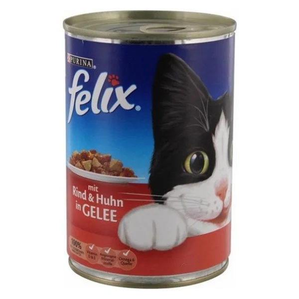 Felix 400 gr Yetişkin Konserve Kedi Maması - Görsel 2