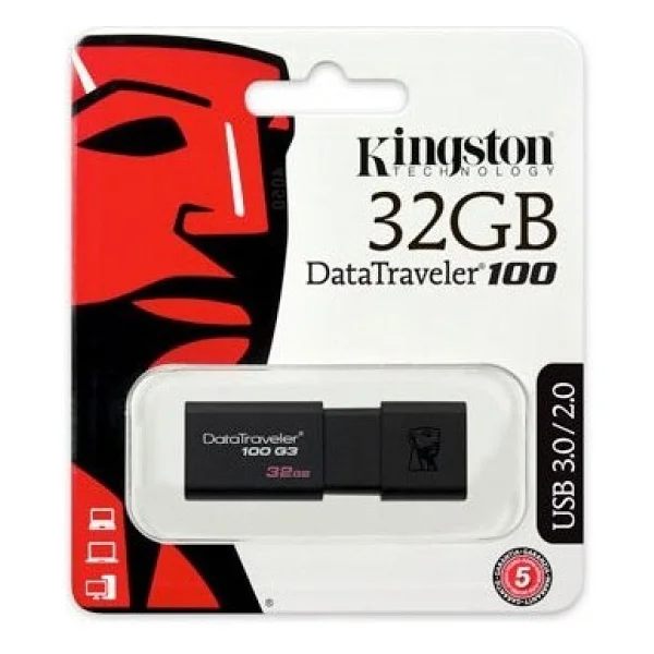 Kingston 32 GB DataTraveler 100 G3 DT100G3-32 USB Bellek - Görsel 3