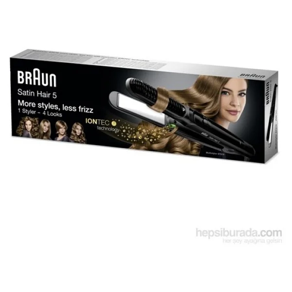 Braun Satin Hair 5 Iontec ST570 Siyah Saç Düzleştirici - Görsel 2