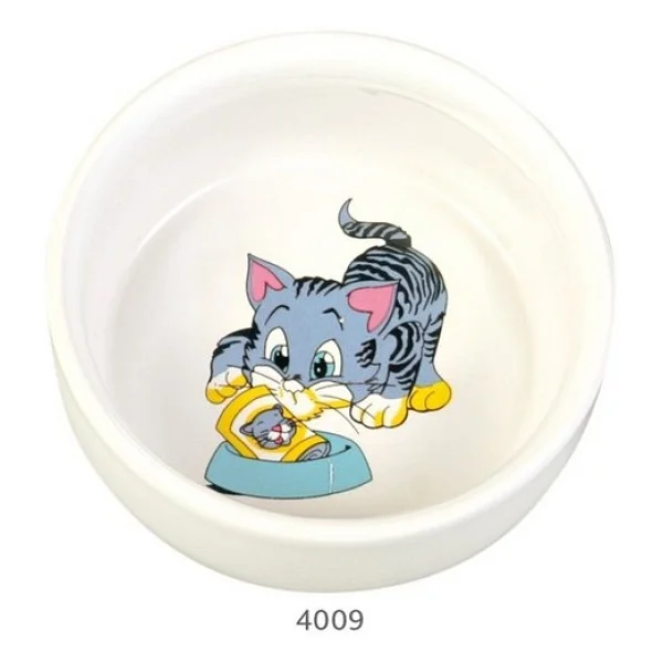 Trixie Seramik 0.3 lt / 11 cm Kedi Mama ve Su Kabı - Görsel 5