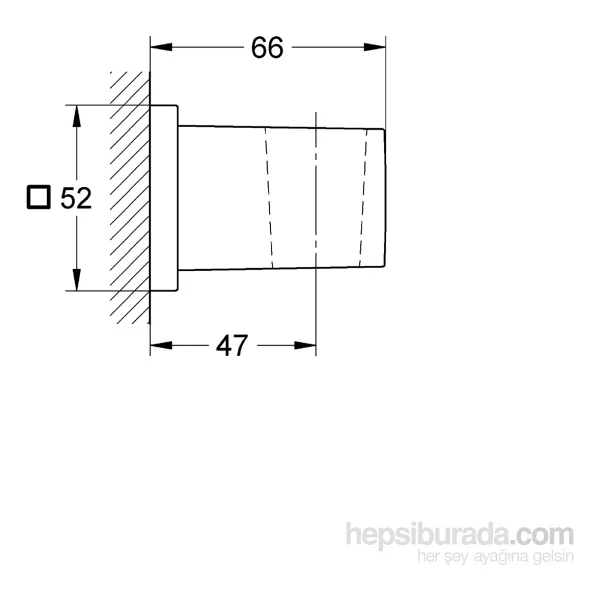 Grohe 27693000 Euphoria Cube El Duşu Askısı - Görsel 2
