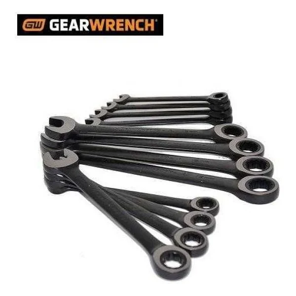 Gear Wrench 9412be Kombine Cırcırlı Anahtar Seti, Metrik, 12 Parça - Görsel 2
