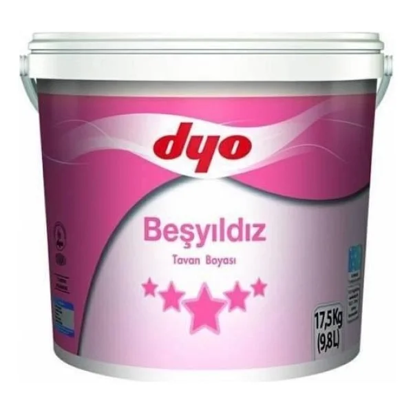 Dyo Beşyıldız 17.5 kg Tavan Boyası - Görsel 2