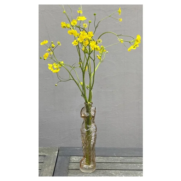 Missi Amber Rengi Venüs Cam Vazo(25 Cm) - Çiçek - Görsel 3