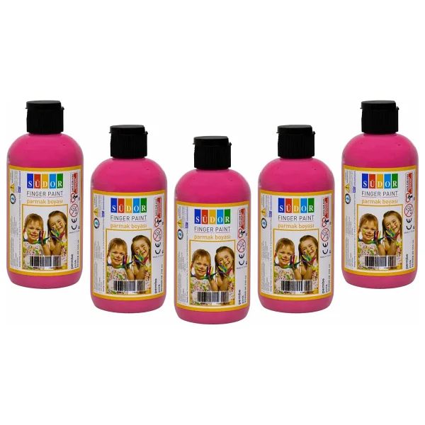 Südor 250 ml Parmak Boyası Pembe - Görsel 4