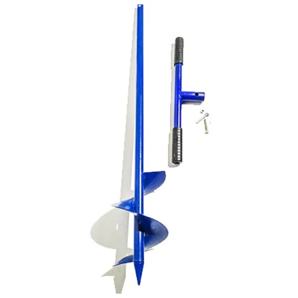 Mert Metal Toprak Burgu Makinesi Direk Dikme Aleti 15CMX101CM - Görsel 4