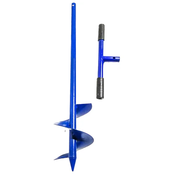 Mert Metal Toprak Burgu Makinesi Direk Dikme Aleti 15CMX101CM - Görsel 2