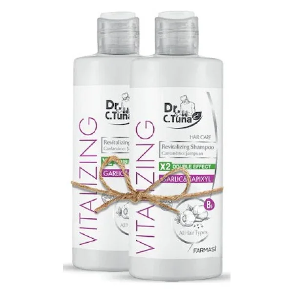 Farmasi Dr.C.Tuna Vitalizing Sarımsaklı 225 ml 2 Adet Canlandırıcı Şampuan - Görsel 2