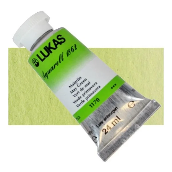 Lukas Aquarell 1862 Artist 24ml Sulu Boya 1170 May Green Seri 2 - Görsel 2