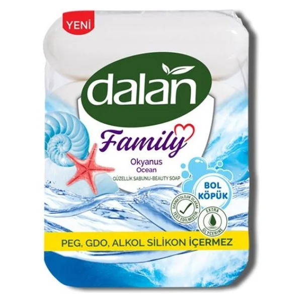 Dalan Family Okyanus 4x75 gr Güzellik Sabunu - Görsel 2