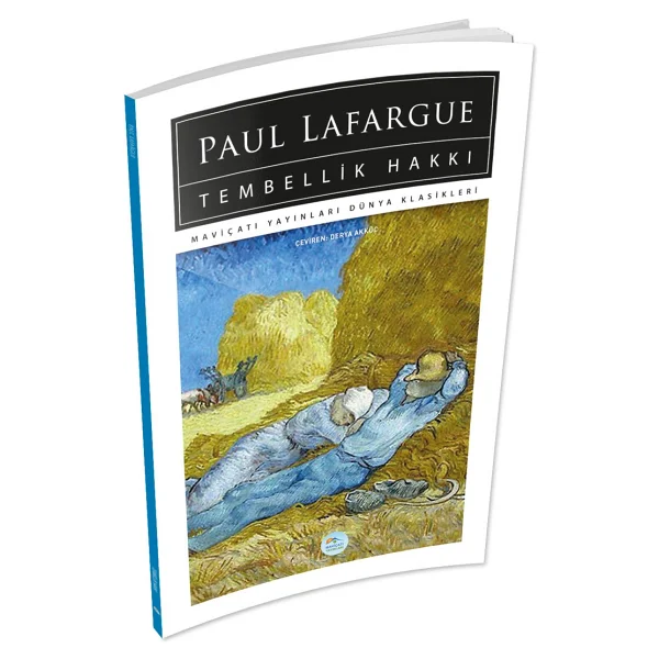 Tembellik Hakkı - Paul Lafargue Mavi Çatı Yayınları - Görsel 2
