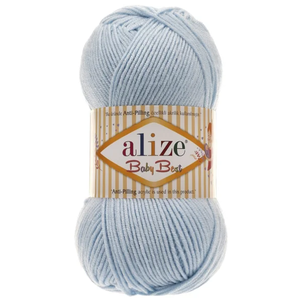 Alize Baby Best El Örgü ipi 354 Gül - Görsel 8