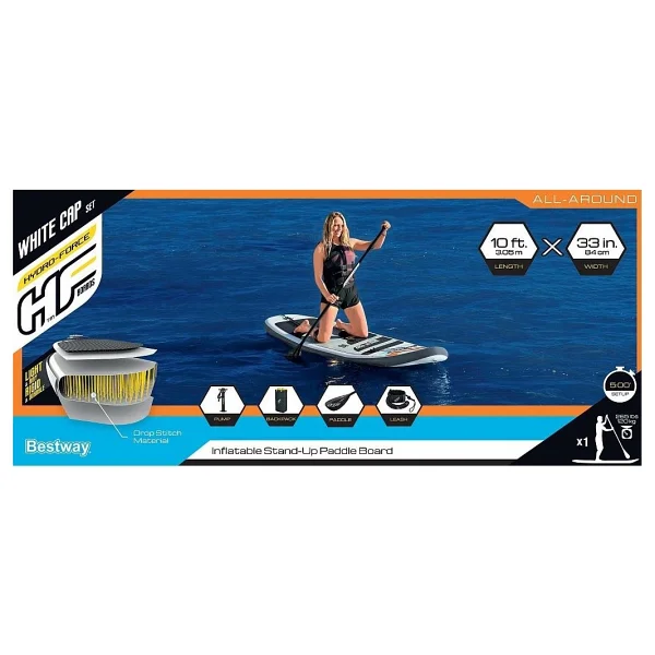Hydro Force 65342 White Cap 305 cm Şişme SUP Board - Görsel 2