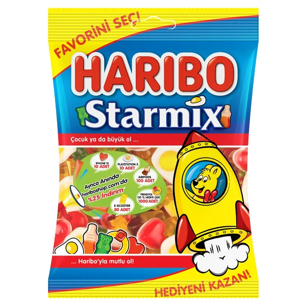 Haribo Starmix Jelibon 80 gr - Görsel 2
