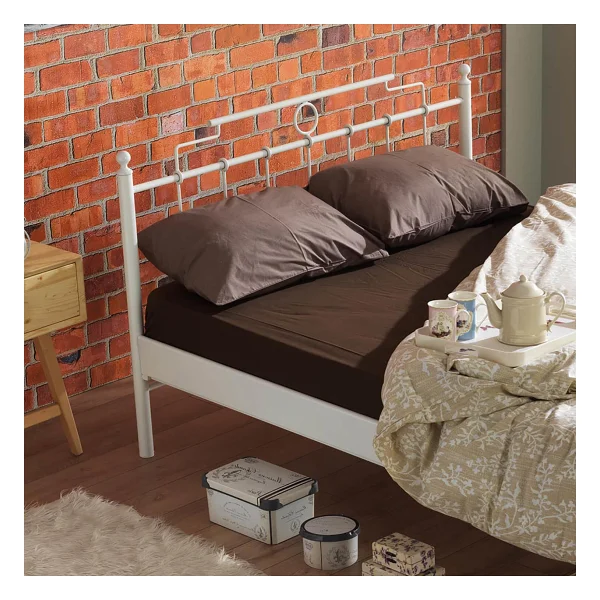 Unimet Hatkus Metal Karyola - Beyaz - Konik Geçme - Konfor Destekli Latalı - 140x190/140x200/150x200/160x200 - 160 x 200 cm - Görsel 3