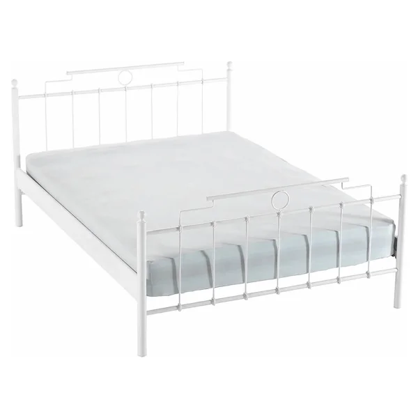 Unimet Hatkus Metal Karyola - Beyaz - Konik Geçme - Konfor Destekli Latalı - 140x190/140x200/150x200/160x200 - 160 x 200 cm - Görsel 4