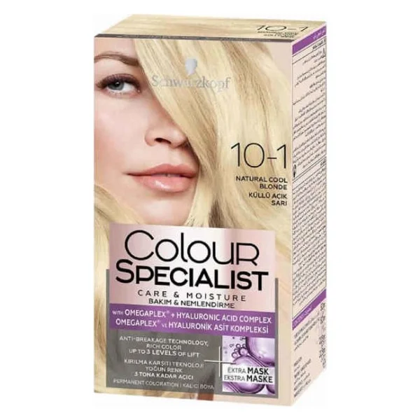 Colour Specialist 10.1 Küllü Açık Sarı Saç Boyası - Görsel 2