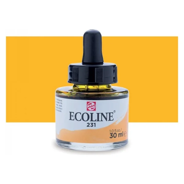 Talens Ecoline 30 ml 505 Ultramarine Light Sıvı Sulu Boya - Görsel 8