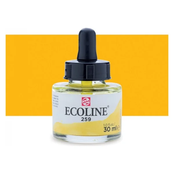 Talens Ecoline 30 ml 505 Ultramarine Light Sıvı Sulu Boya - Görsel 3