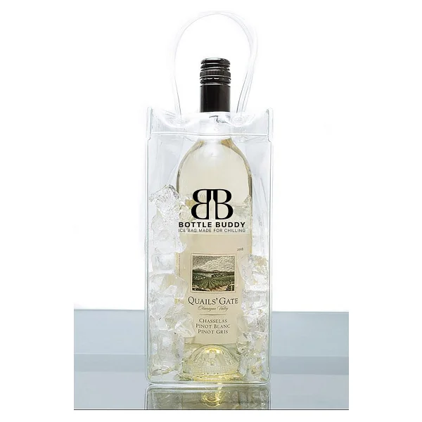 Bottle Buddy Ice Bag Taşınabilir Şişe Soğutucu Buz Çantası Şeffaf - Görsel 6