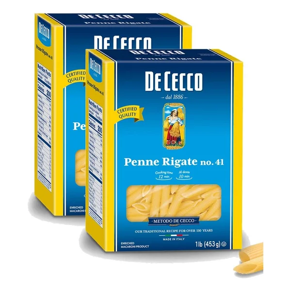 De Cecco Penne Rigate Makarna 500 G x 2 - Görsel 2