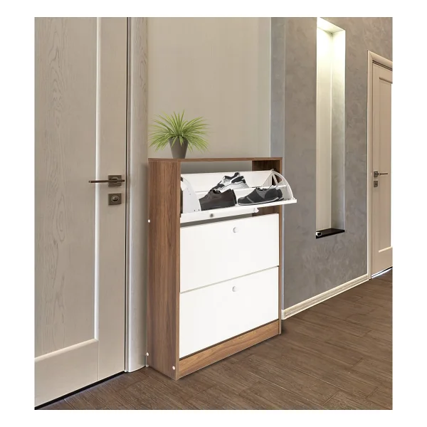 Ofisbazaar 3 Katlı Modern Ayakkabılık - Görsel 3