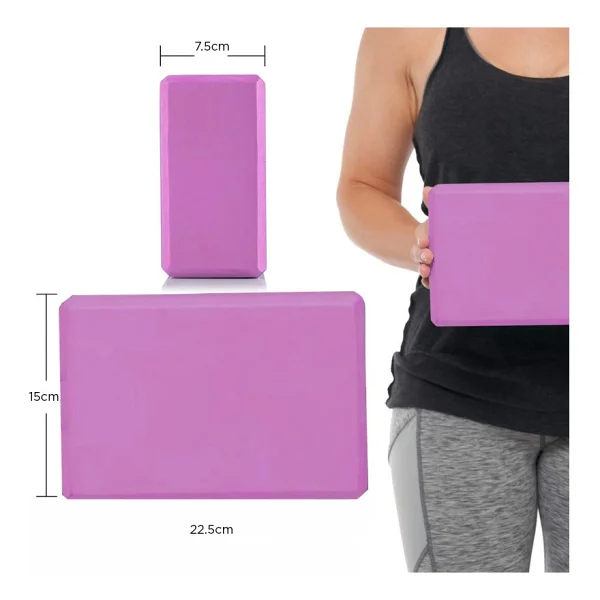 Gymo Pro Series 2 Renk Yoga Blok Mor x Pembe - Görsel 3