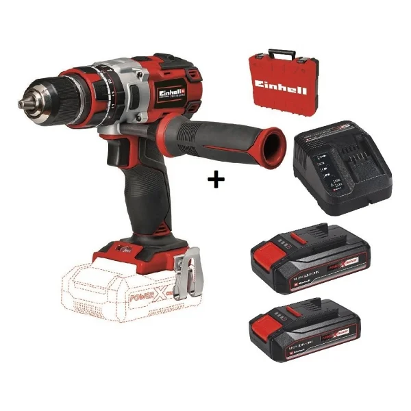 Einhell TE-CD 18 Li-i BL Çift Akülü 2.5 Ah Darbeli Matkap - Görsel 6