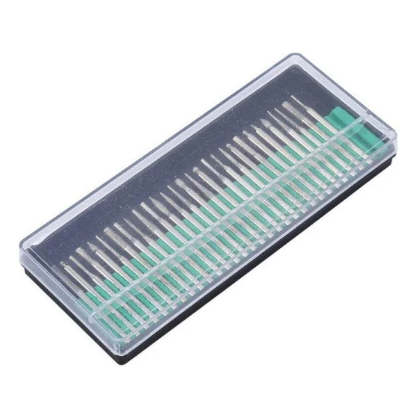 Elmas Freze Taşlama İğne Zımpara 30lu Set 2.35mm 3mm Dremel Hobi - Görsel 3
