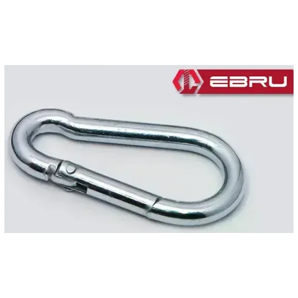 Yaylı Karabina, Çengel, Kanca 12Mm - 10 Adet - Görsel 5