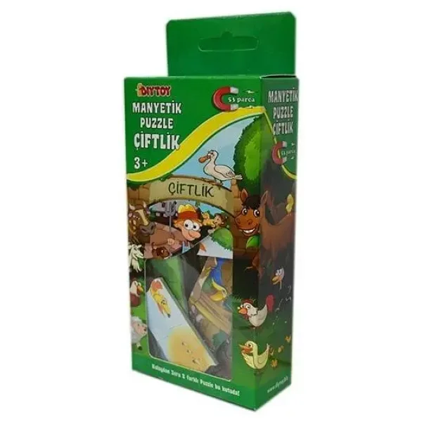 Diytoy Manyetik Puzzle Çiftlik 3 Yaş+ - Görsel 4