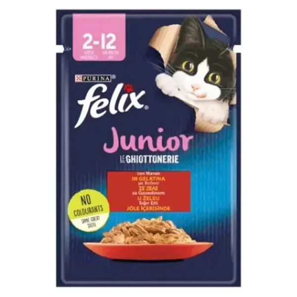 Felix 85 gr Yavru Kedi Yaş Maması - Görsel 6