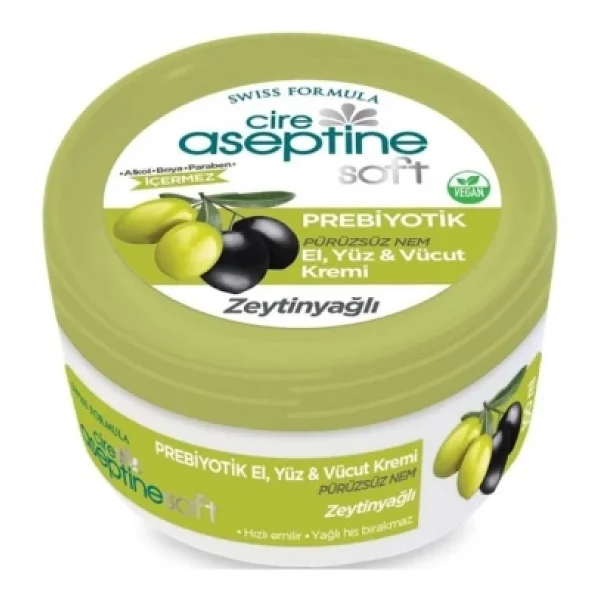 Cire Aseptine Soft Zeytinyağlı Nemlendirici Pürüzsüzleştirici Prebiyotikli Krem 30 ml - Görsel 4