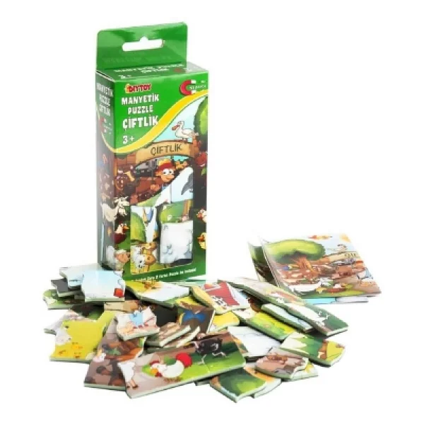Diytoy Manyetik Puzzle Çiftlik 3 Yaş+ - Görsel 3