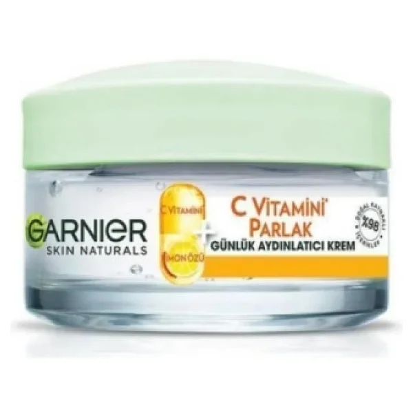 Garnier C Vitamini Parlak Günlük Aydınlatıcı 50 ml Nemlendirici Krem - Görsel 2