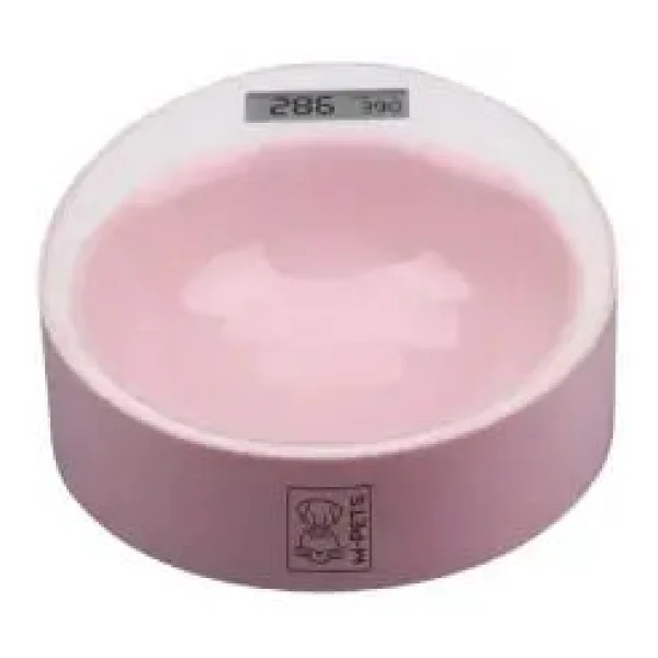 M-Pets Dijital Tartılı Mama Kabı Pembe - Görsel 4
