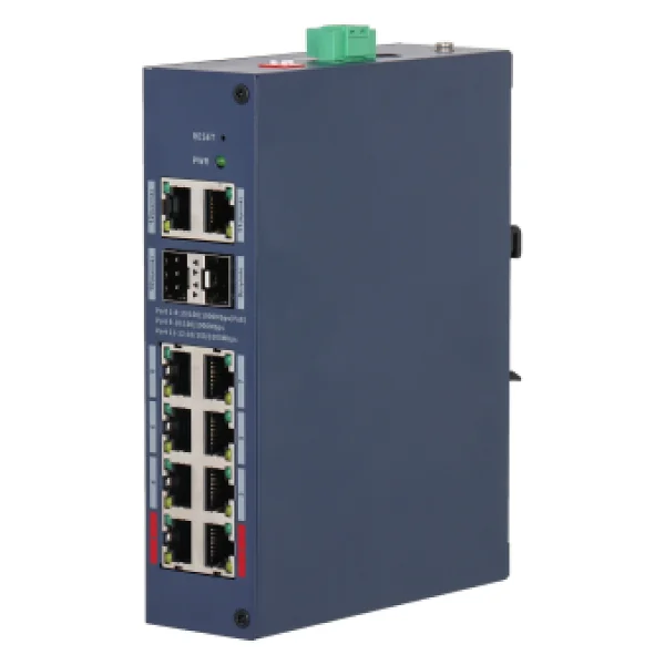 Dahua CHS4212-8GT-110 8 Port 10/100/1000 Mbps Gigabit PoE Switch - Görsel 10