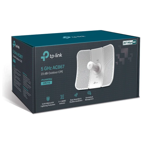 TP-LINK Omada CPE710 5GHz AC 867Mbps 23dBi Outdoor - Görsel 9