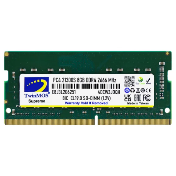Twinmos 8GB 2666MHz DDR4 MDD48GB2666N Notebook RAM - Görsel 2