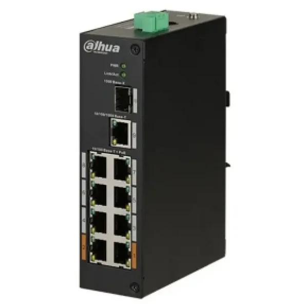 Dahua PFS3110-8ET-96-V2 8 Port 10/100 Mbps Switch - Görsel 5