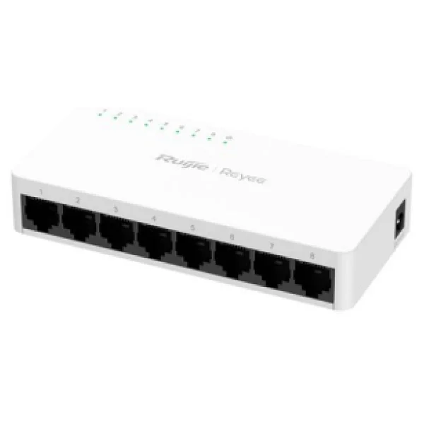 Ruijie Reyee RG-ES08F 8 Port 10/100 Yonetılemez Desktop Switch Plastik Kasa - Görsel 5